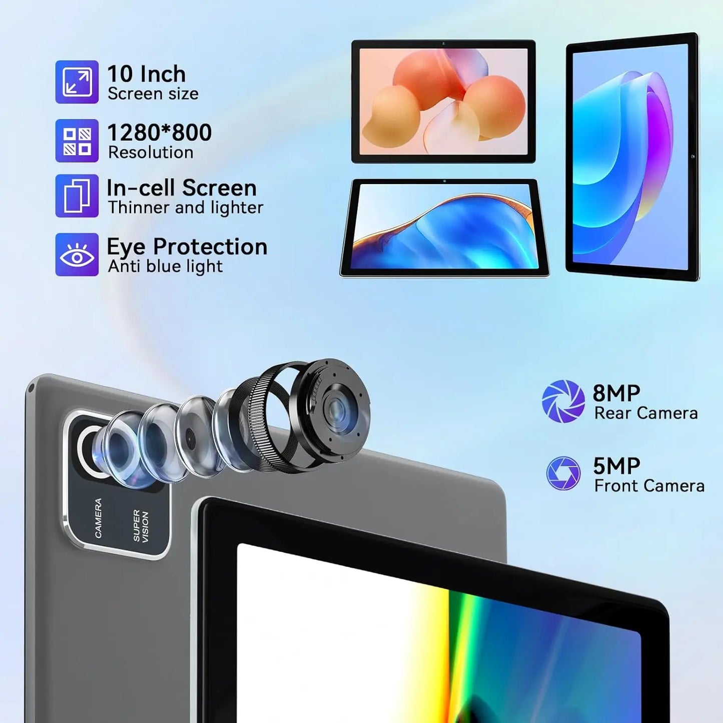 AEEZO MB1001 10 Inch Android Tablet 6GB RAM 64GB Storage