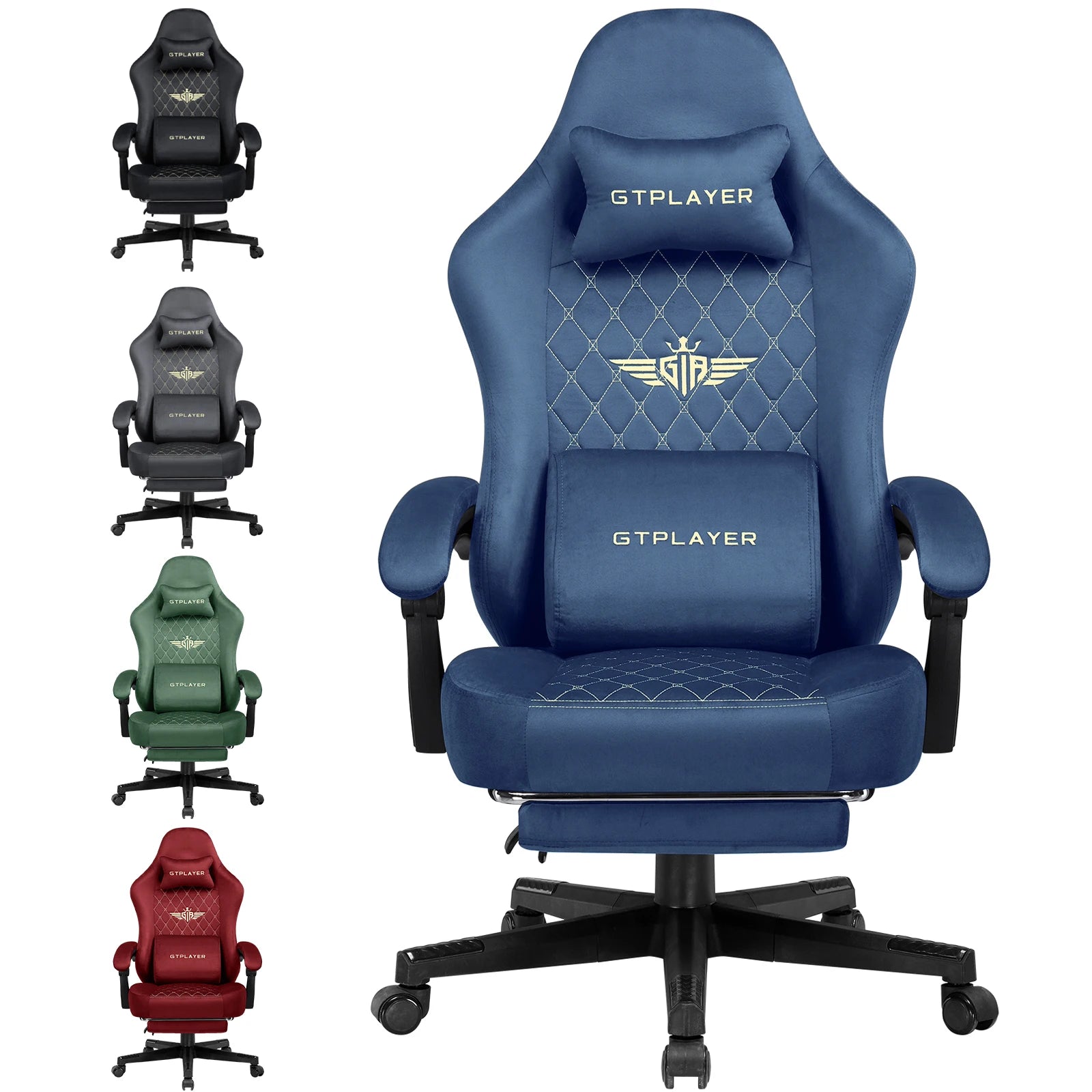 Ergonomic GTPLAYER Gaming Chair with Pocket Spring Cushion - Antland Marketplace