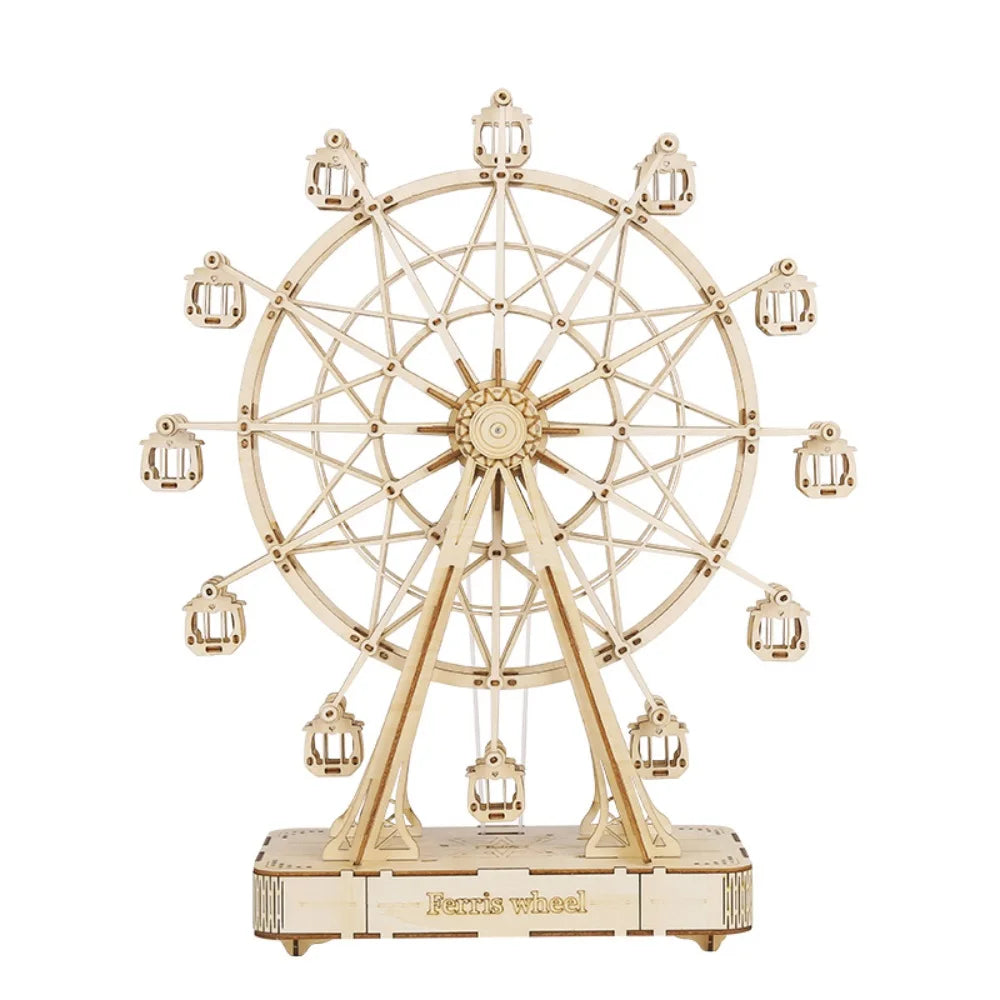 Robotime Rolife 3D Ferris Wheel Wooden Model Kit 232 Pieces