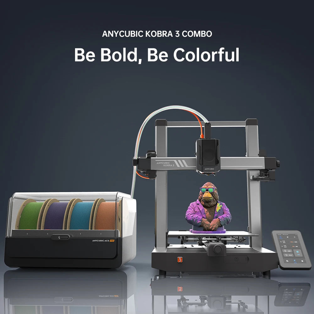 AnyCubic Kobra 3 Combo AE Version Multicolor FDM 3D Printer