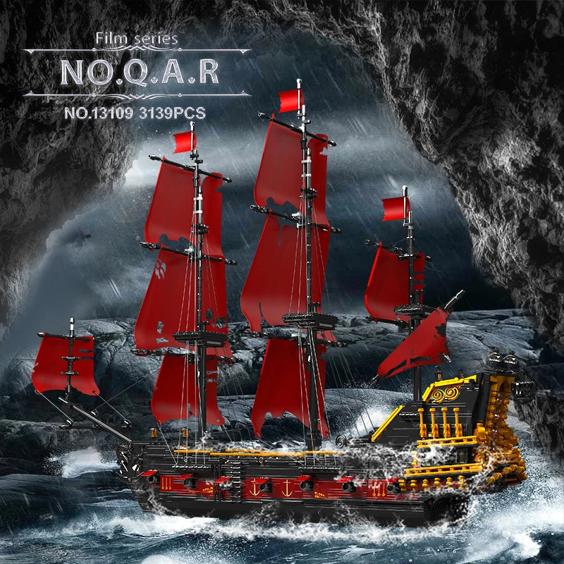 Mould King 13109 Queen Annes Revenge Pirate Ship Set