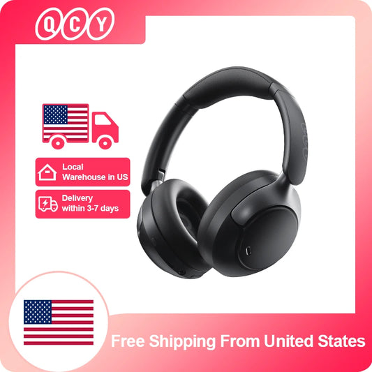 QCY H3 Pro Wireless Headphones with 50dB ANC and LDAC Audio - Antland Marketplace