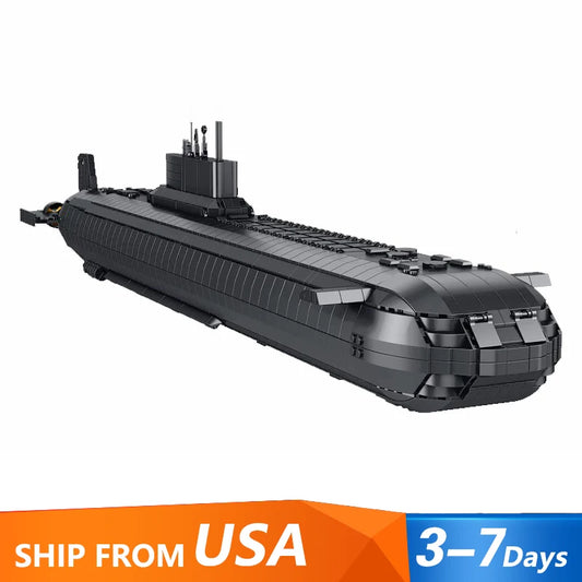 Technical Type 941 Nuclear Submarine Building Blocks 4474Pcs