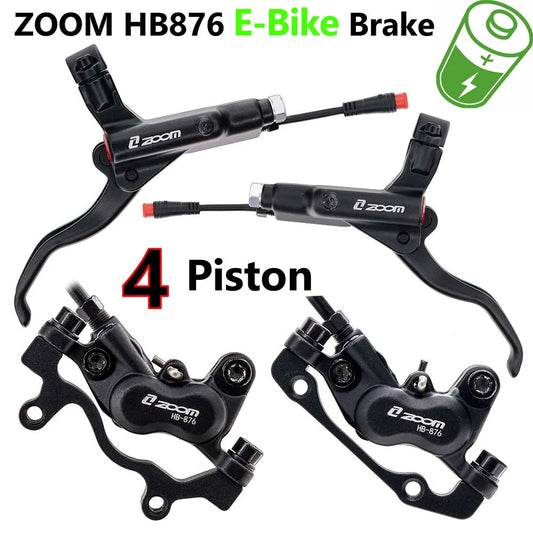 Zoom HB-876E E-Bike Hydraulic Disc Brake Set for Scooters - Antland Marketplace