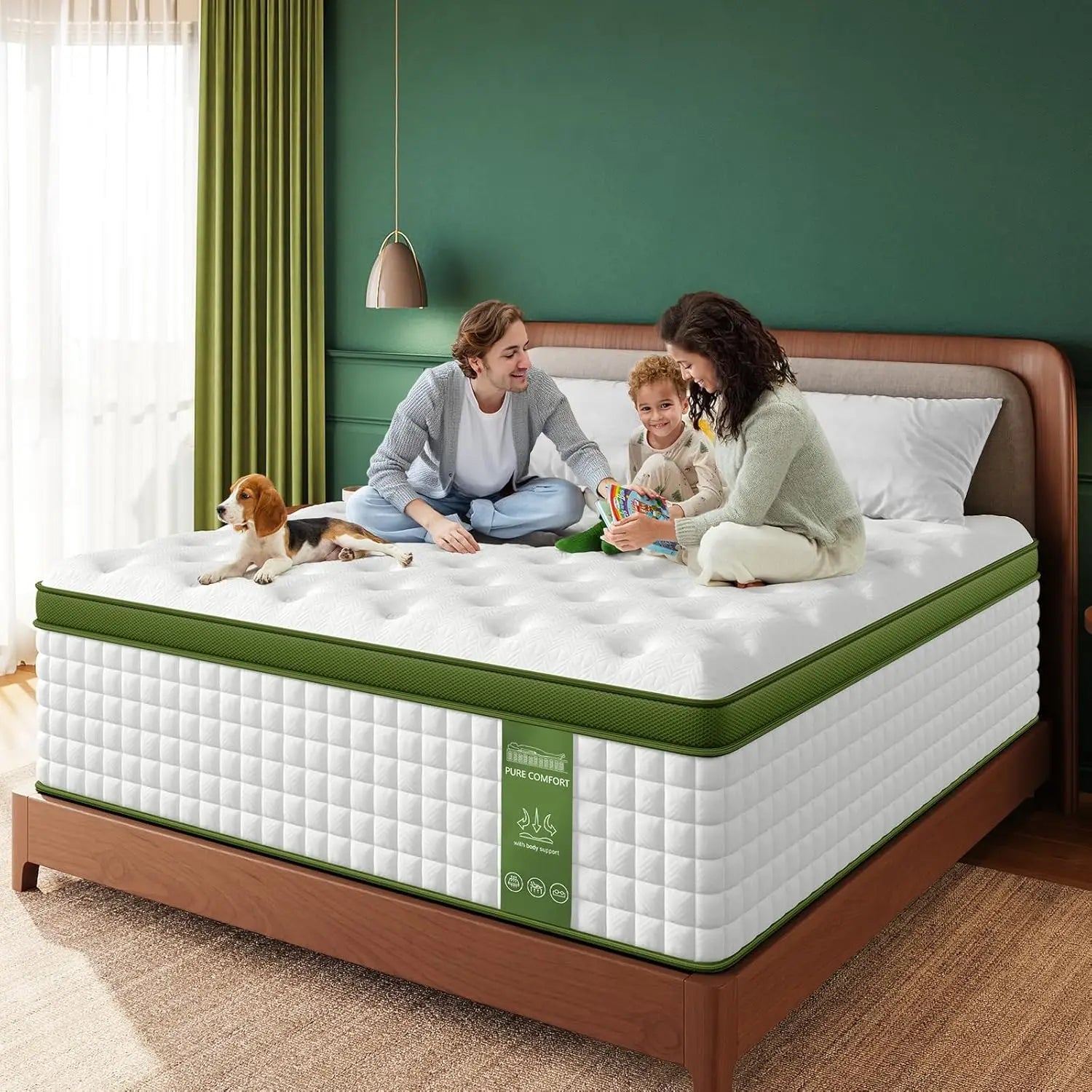 BedStory Hybrid Mattress with Gel Foam and Pocket Springs - Antland Marketplace