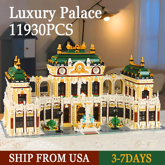 Luxury Palace Building Blocks Street View MOC 11930 PCS Set