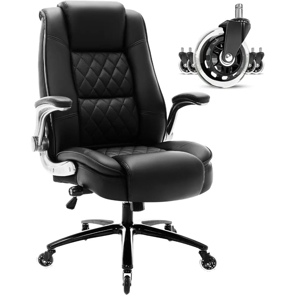 High Back Executive Office Chair with Adjustable Lumbar Support - Antland Marketplace
