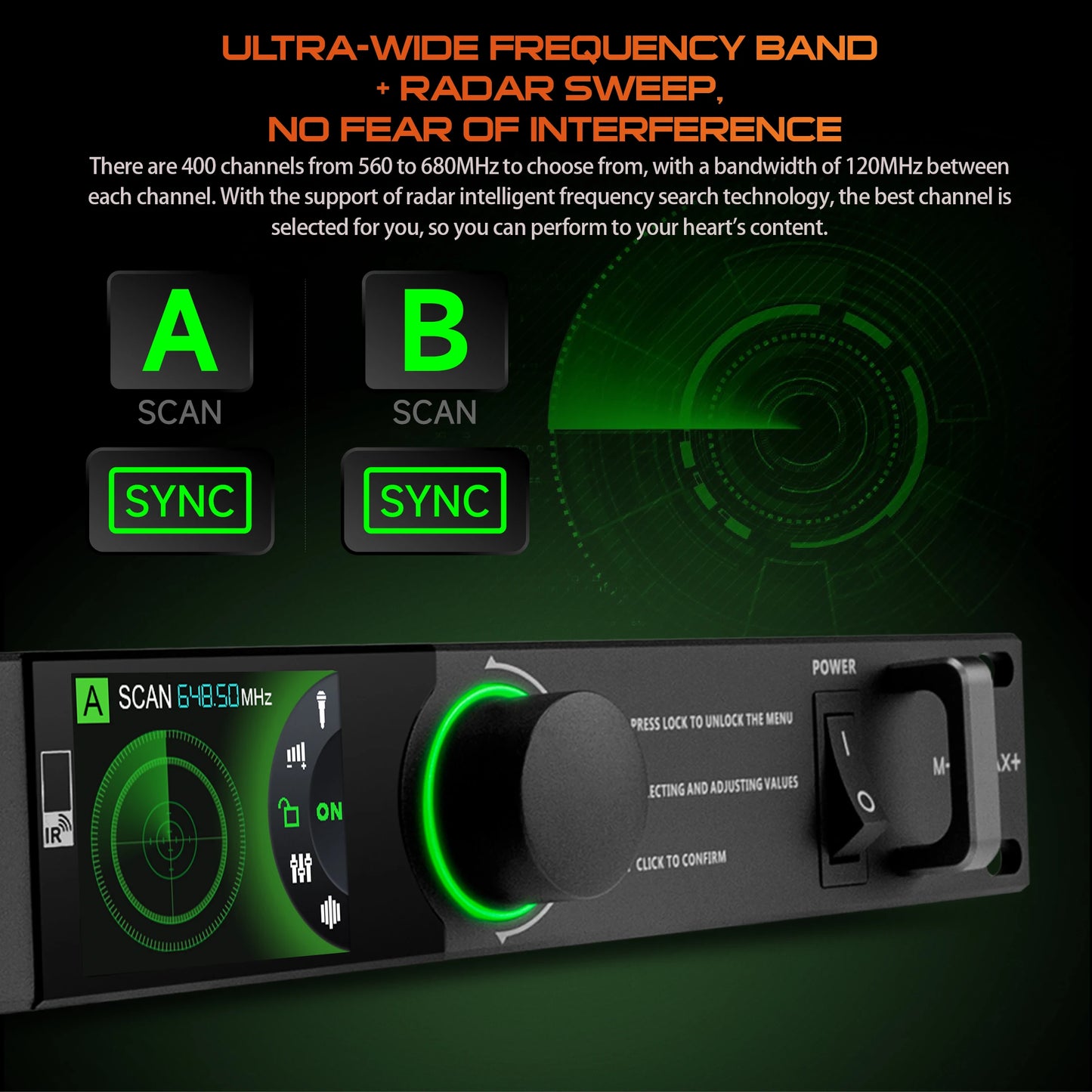 High-End Wireless Microphone with True Diversity Performance - Antland Marketplace