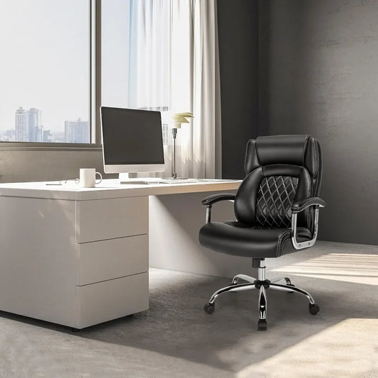 Big and Tall Executive Office Chair 500LBS Adjustable Comfort - Antland Marketplace