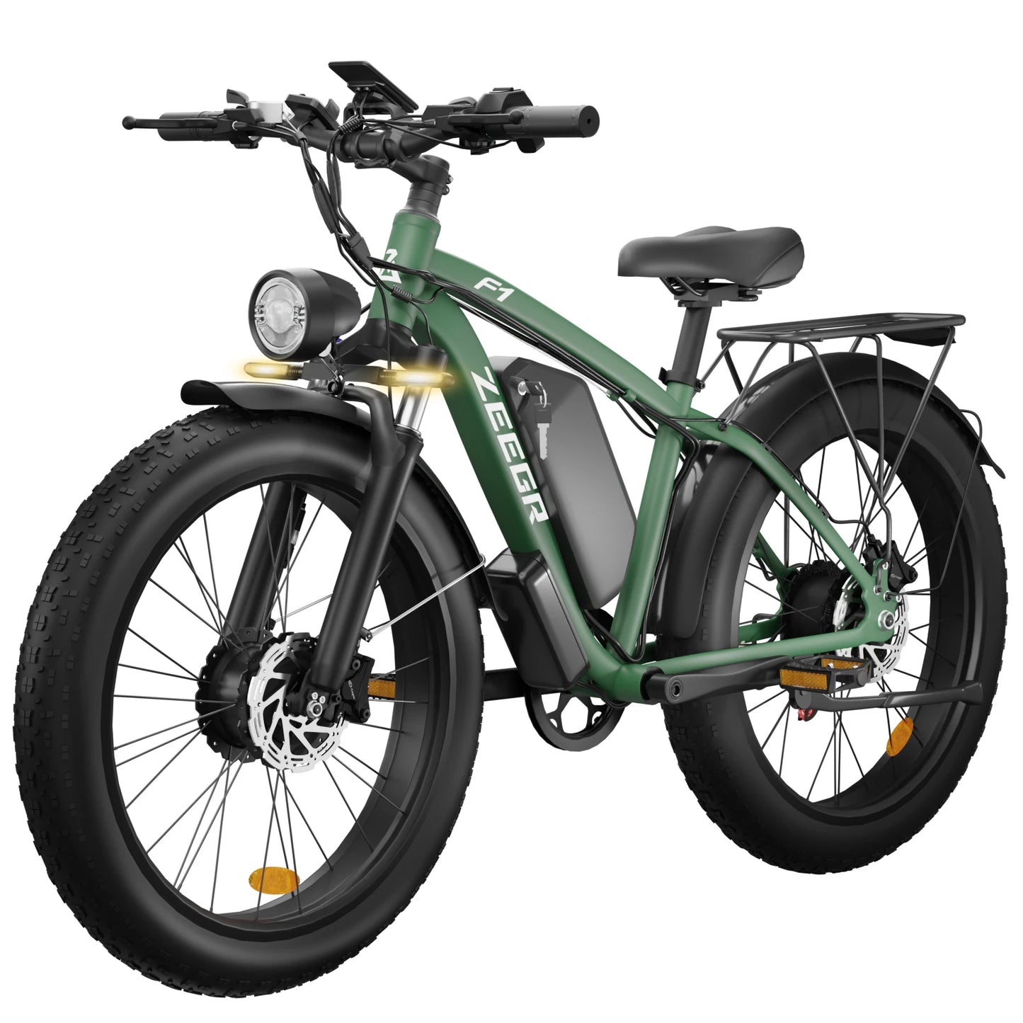 Moobelo M1 48V 2000W Dual Motor Fat Tire E Bike Front Suspension 26 Inch