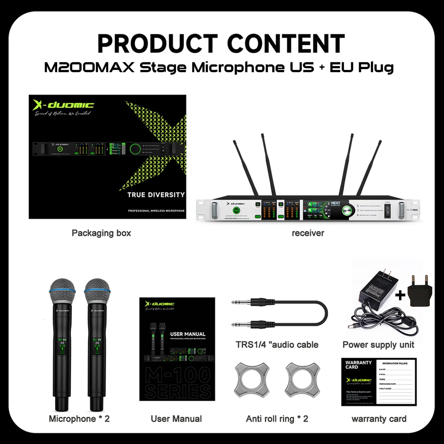 High-End Wireless Microphone with True Diversity Performance - Antland Marketplace