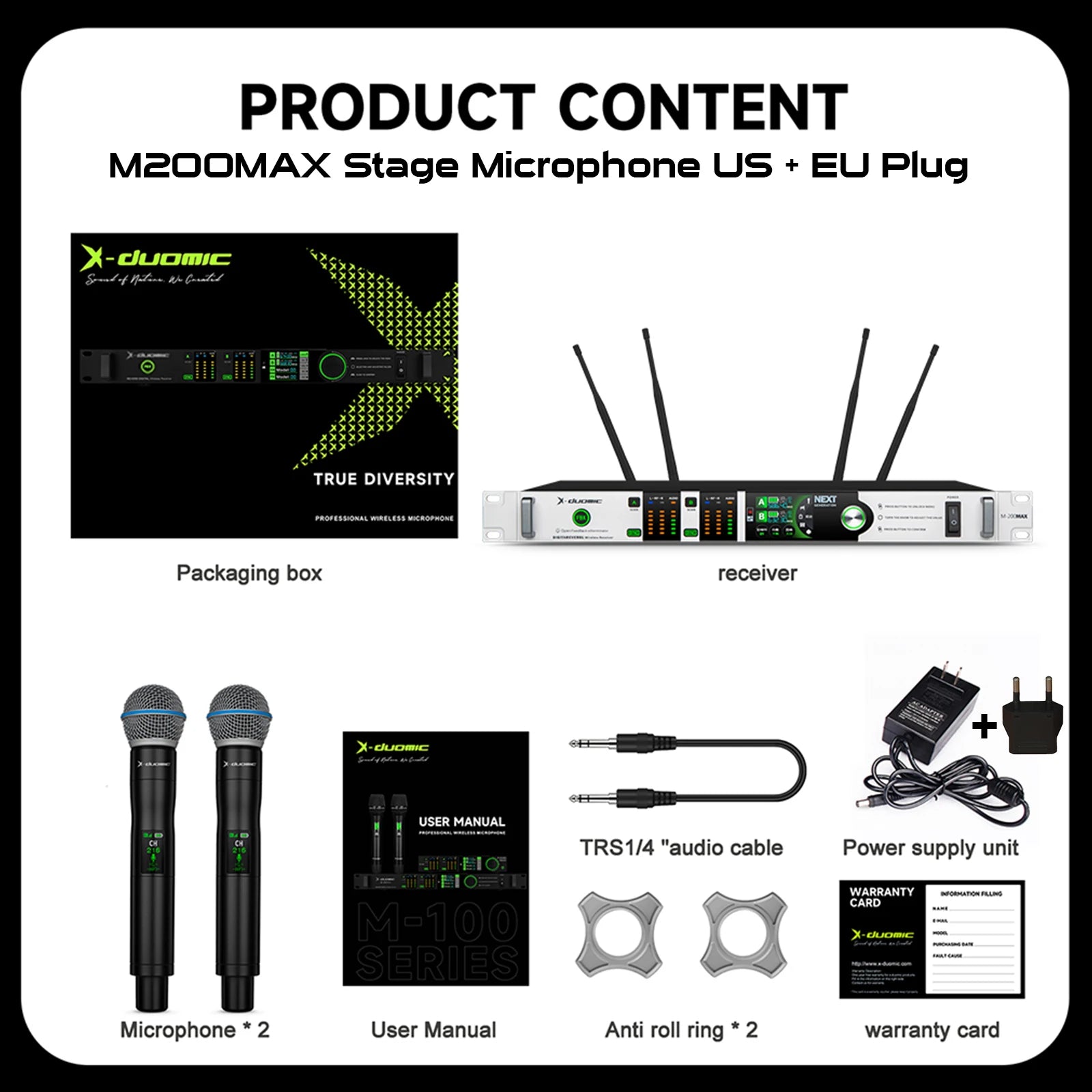 High-End Wireless Microphone with True Diversity Performance - Antland Marketplace