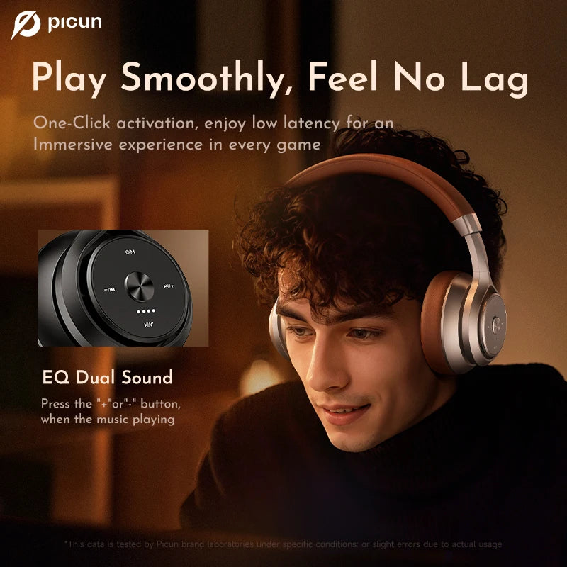 Picun P28X Wireless Headphones with Noise Reduction and Bass - Antland Marketplace