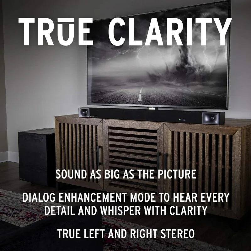Cinema 600 Sound Bar 3.1 Home Theater System HDMI ARC Black