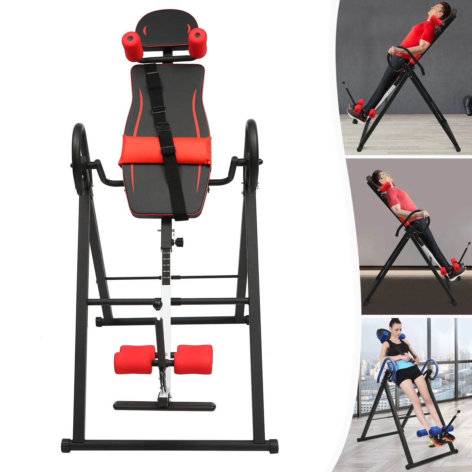 Heavy Duty Inversion Table for Back Pain Relief Therapy - Antland Marketplace