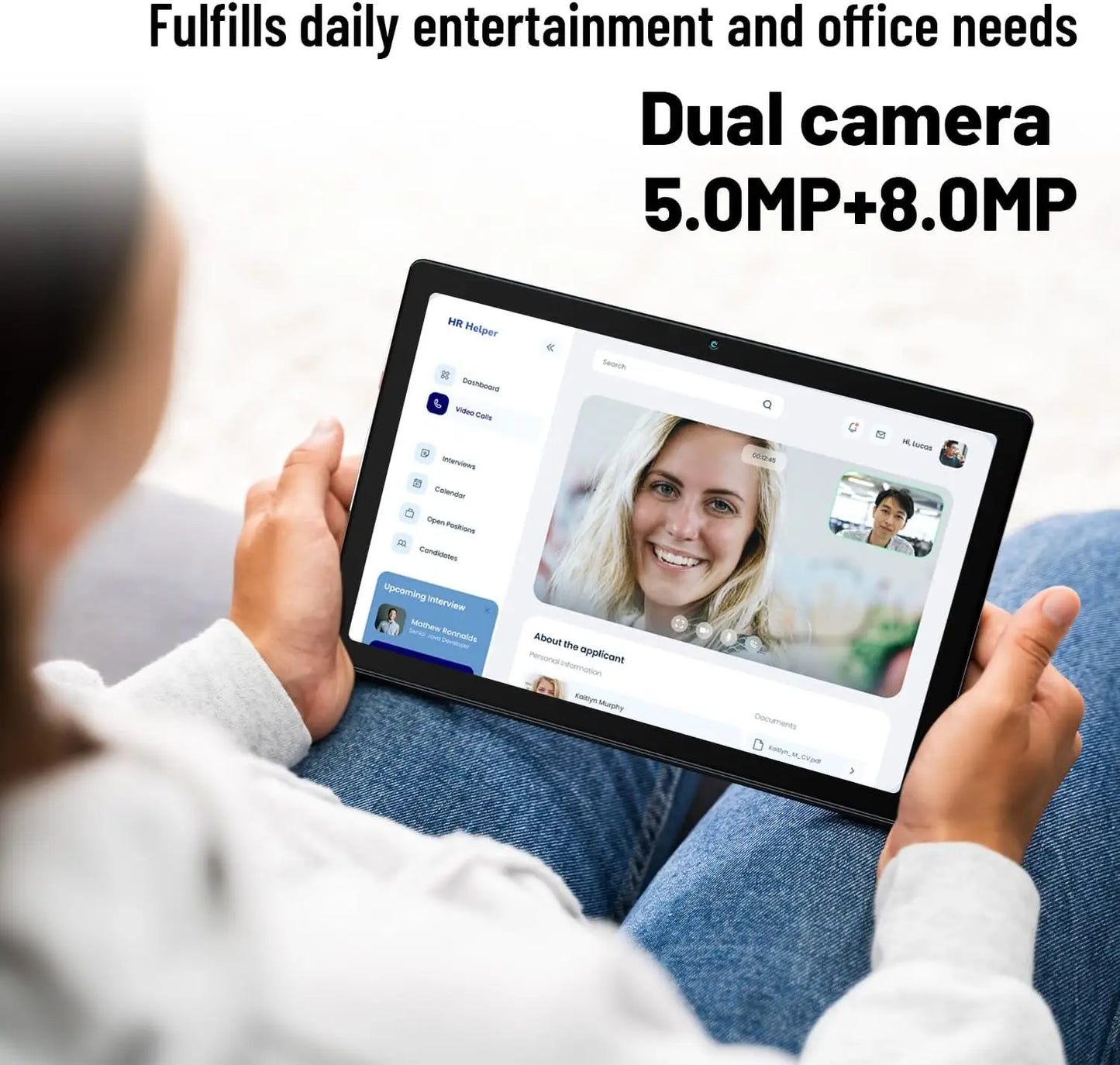 URAO 10 Inch Android Tablet 6GB RAM 64GB ROM Dual Camera