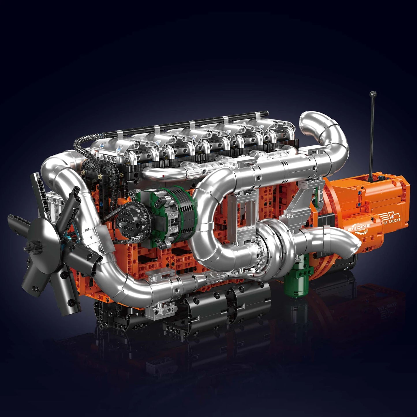 Mould King 10200 Technical Engine Building Block Set Kids