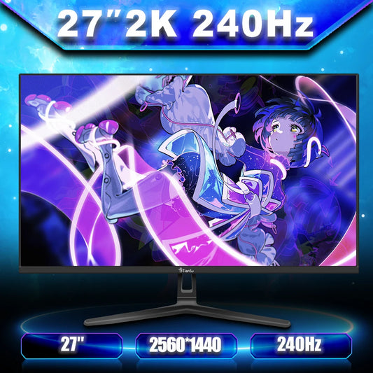 Tiansu 27 Inch 2K Monitor 144Hz IPS HDMI PC Gamer Display