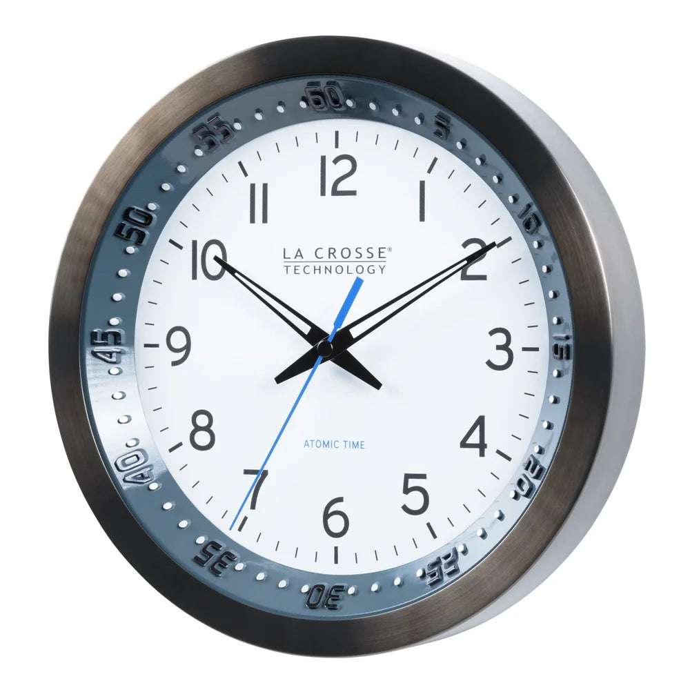 Atomic Analog Clock with Carbon Fiber and Steel Design - Antland Marketplace