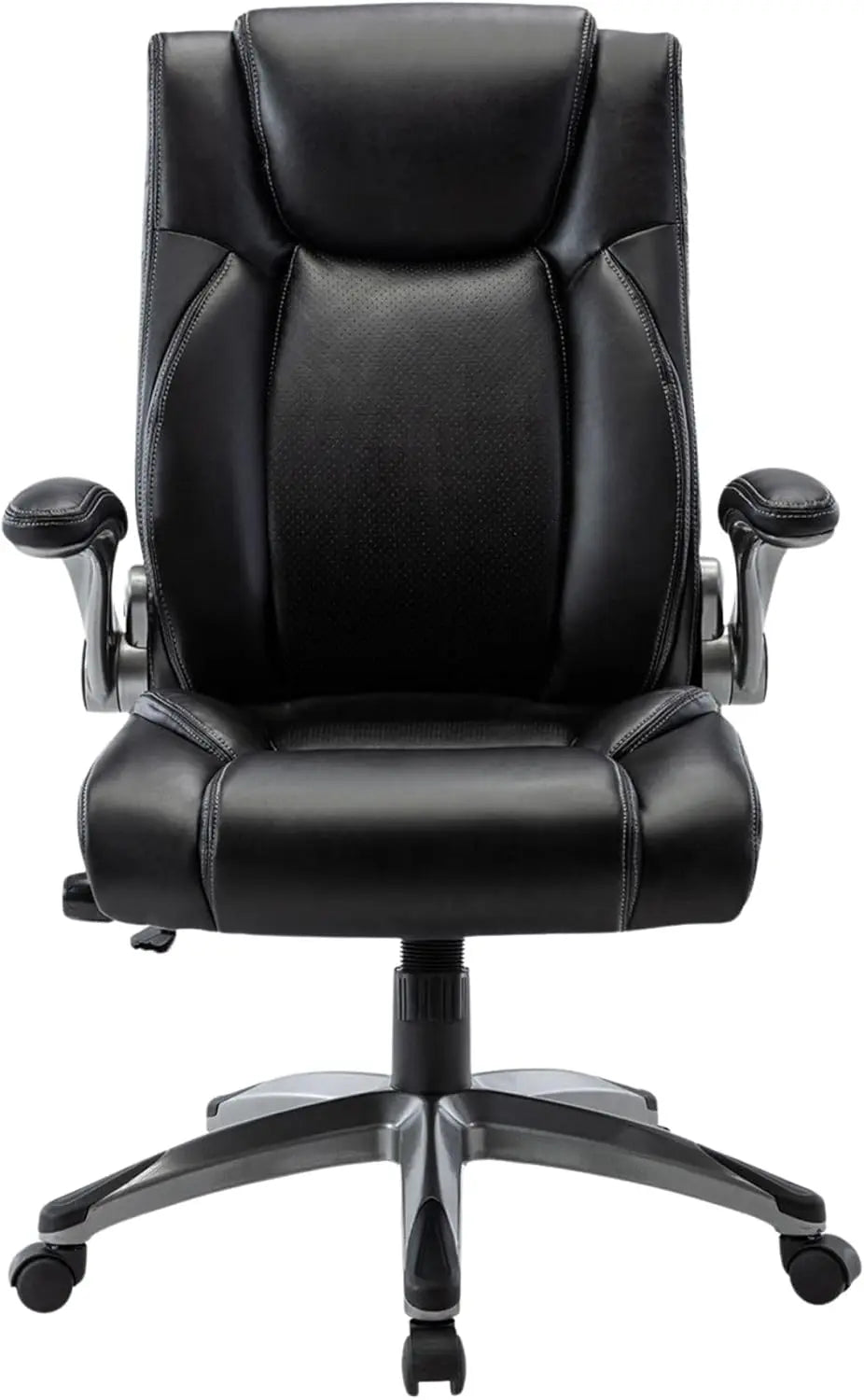 Ergonomic Computer Office Chair High Back Leather Swivel