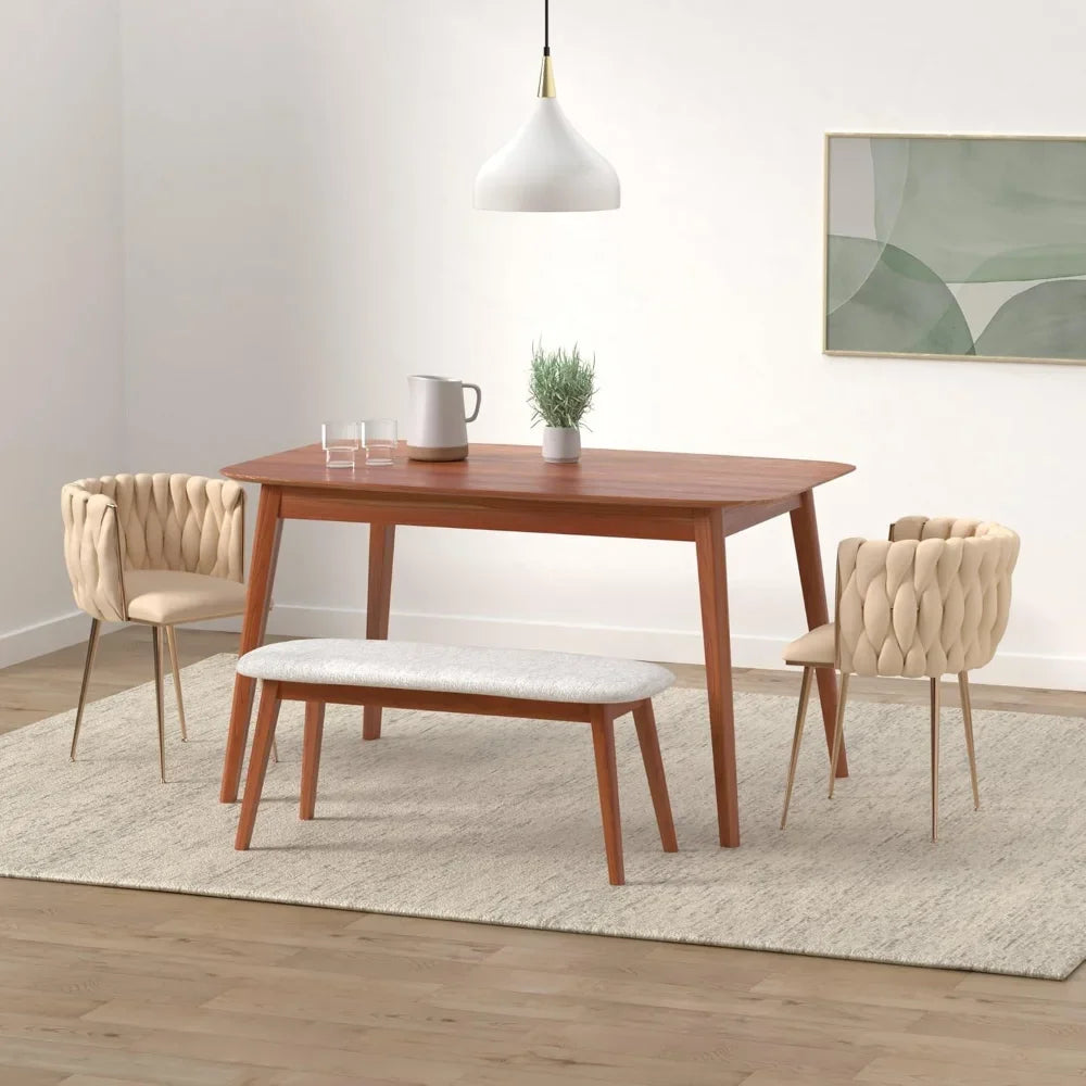 Velvet Dining Chairs Set Of 2 With Gold Metal Legs Modern