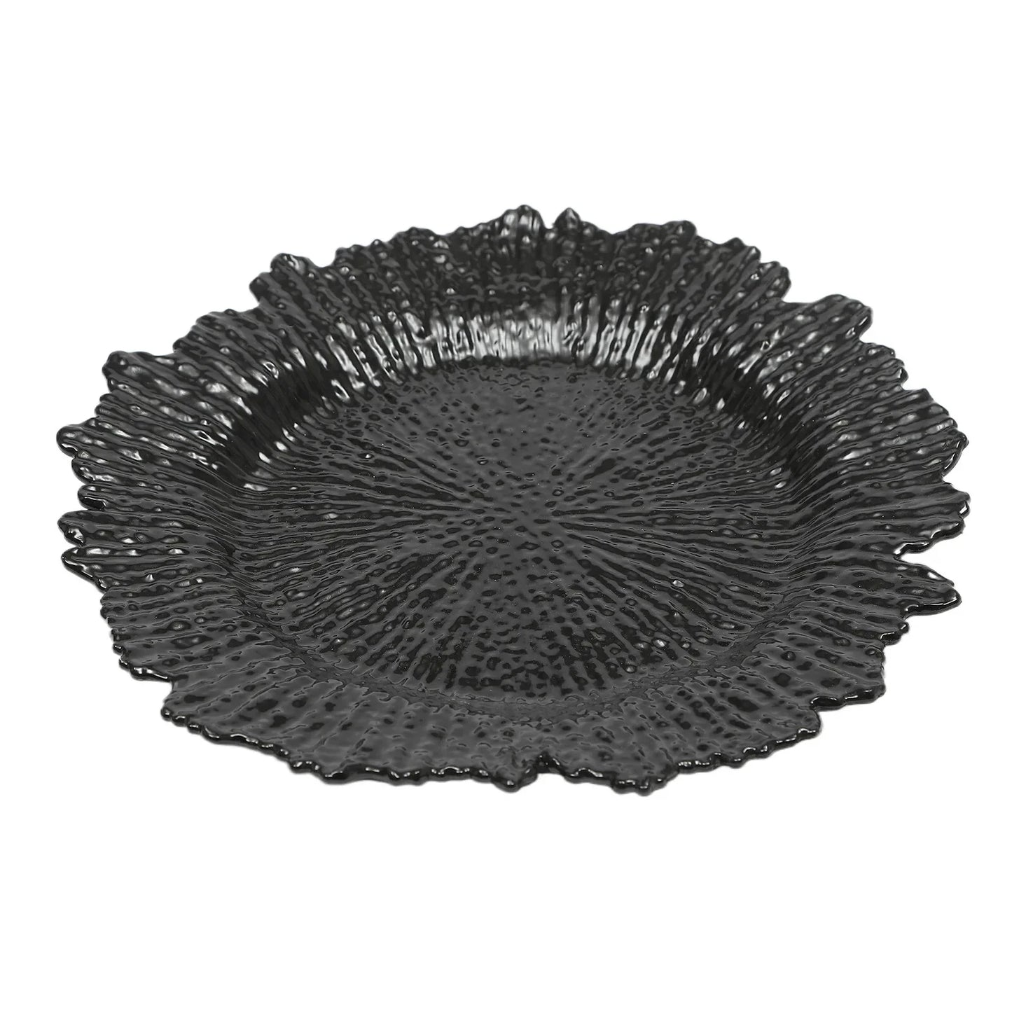 Modern 12.6In Charger Plates With Stackable Scald Proof Rim