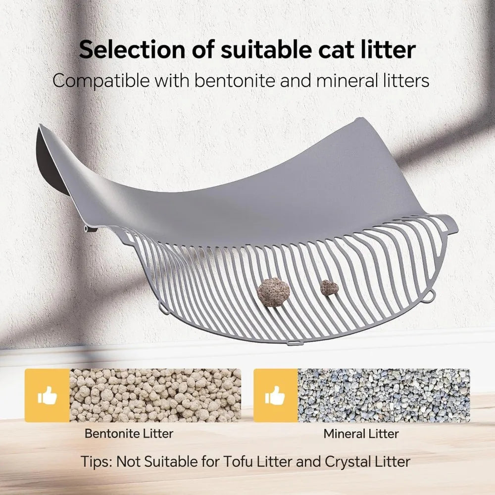 Automatic Open Litter Box For Multiple Cats With Sensors