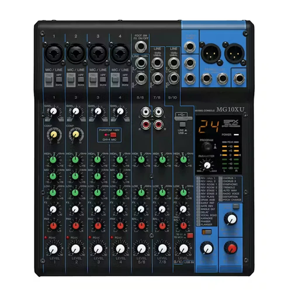 MG10XU 10 Channel USB Mixer with Effects and Stereo Inputs