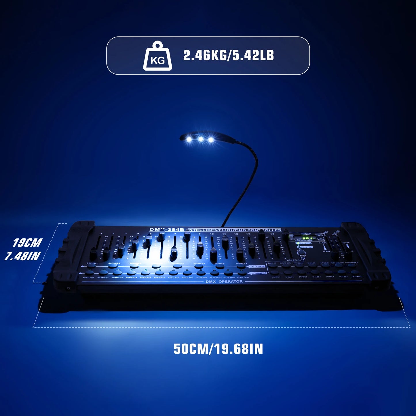 U'King DMX512 Intelligent Lighting Controller for Stage Events