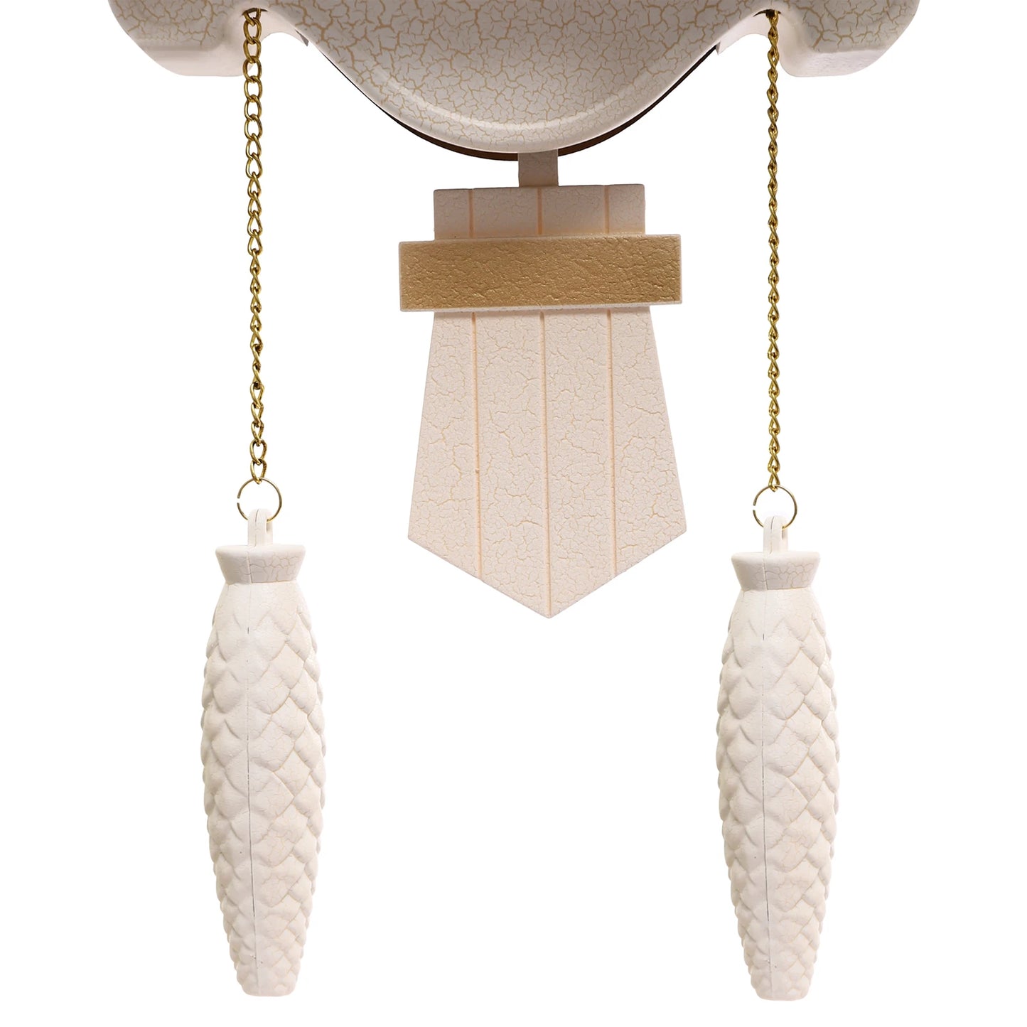 Antique White Cuckoo Wall Clock Creative Design Battery Operated - Antland Marketplace