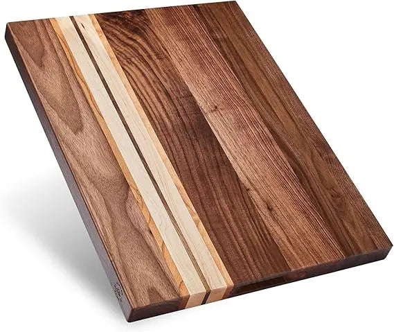 Walnut Cherry Maple Wood Cutting Board Sorting Compartment