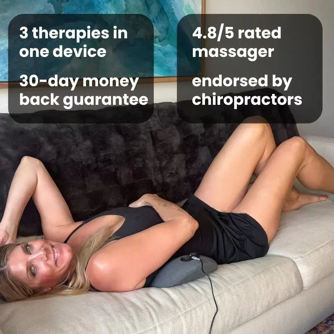Okayso 3-in-1 Portable Back Massager for Pain Relief - Antland Marketplace