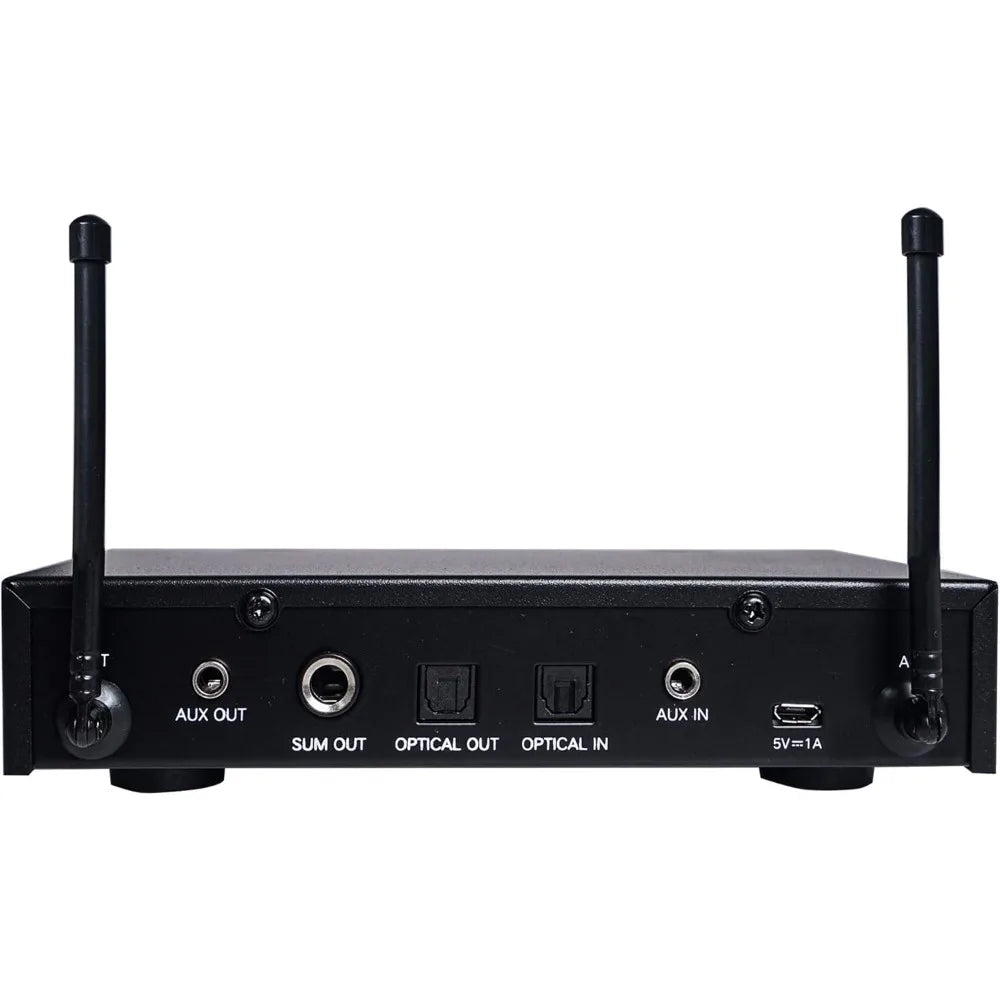 Channels Wireless Microphone Karaoke Mixer System with 2 Mics