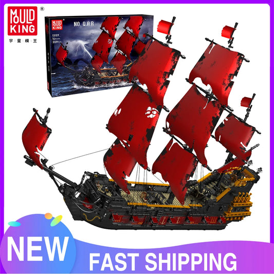 Mould King 13109 Queen Annes Revenge Pirate Ship Set