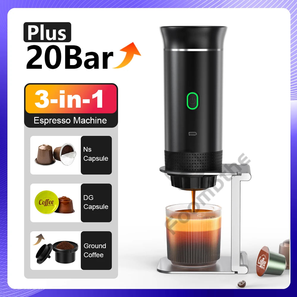Wireless Portable Espresso Coffee Maker for Car and Home - Antland Marketplace