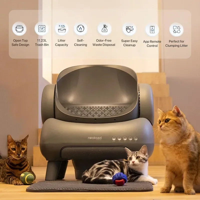 Origin M1 Large Self Cleaning Cat Litter Box App Control