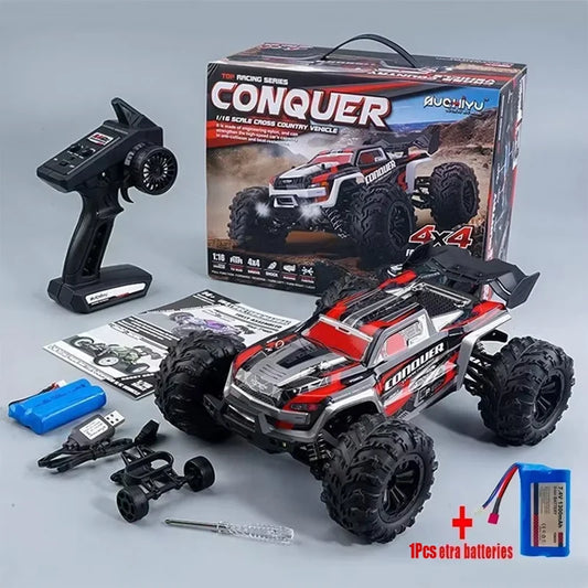 WLtoys 1 16 Scale RC Car High Speed 4WD Monster Truck