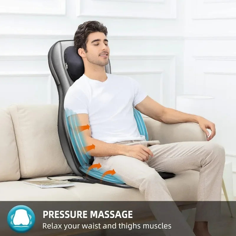 Shiatsu Neck Back Massager Heat Compression App Control