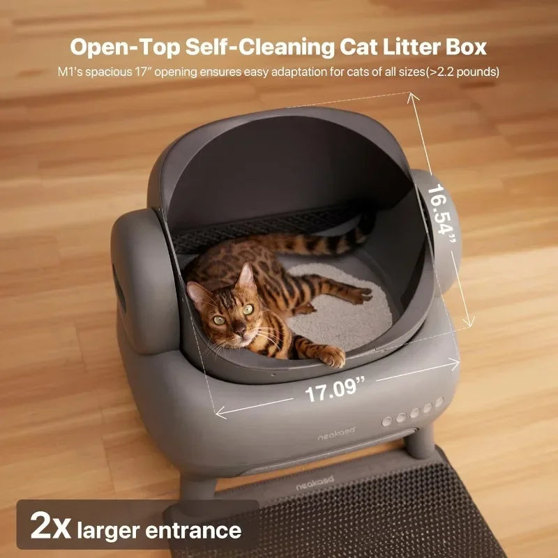 Origin M1 Large Self Cleaning Cat Litter Box App Control