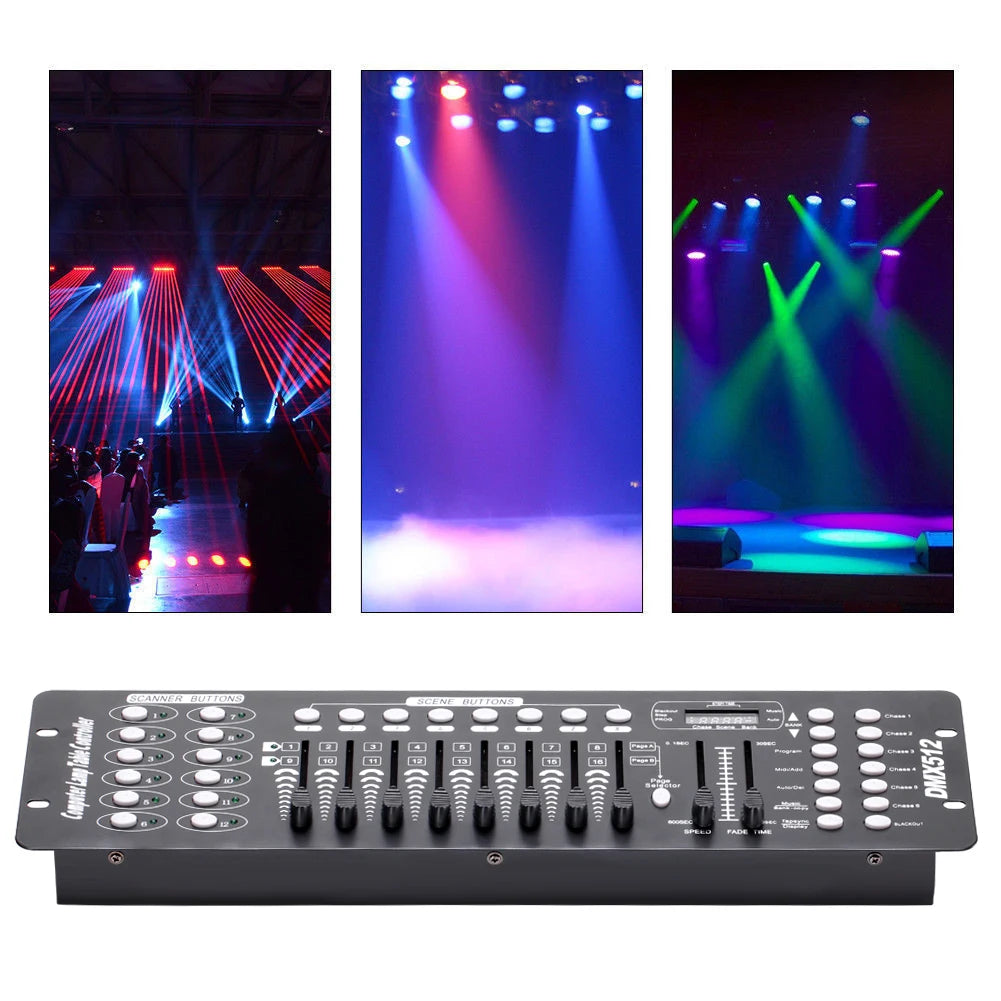 Fieryzeal 192 DMX Controller for Professional Stage Lighting