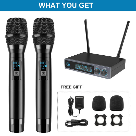 VeGue Wireless Dynamic Microphone System for Karaoke Parties - Antland Marketplace
