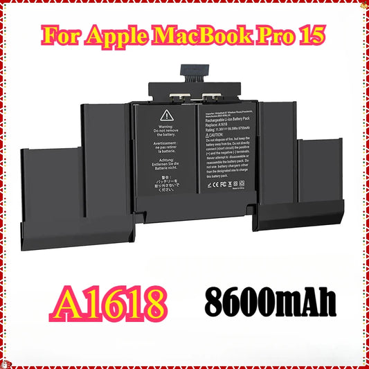 MacBook Pro 15 Retina A1618 Battery 11.36V 8600mAh 2015