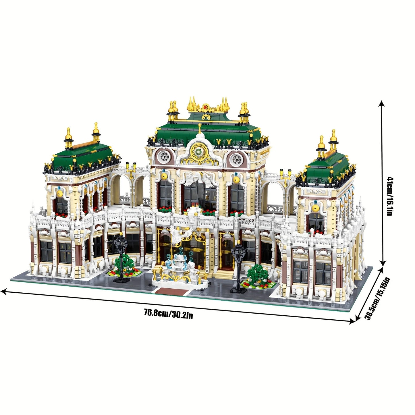 Luxury Palace Building Blocks Street View MOC 11930 PCS Set