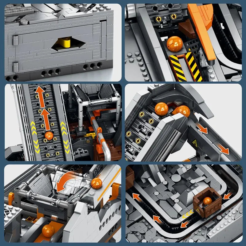 GBC Mining Machinery Model With Motor 3338 Blocks Set