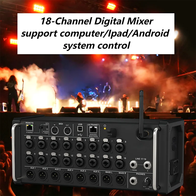 XR18 MR18 Rack Mount Digital Mixer With WiFi DSP USB