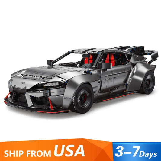 MOC 1 8 Bull Demon King Sportscar Building Blocks Racing