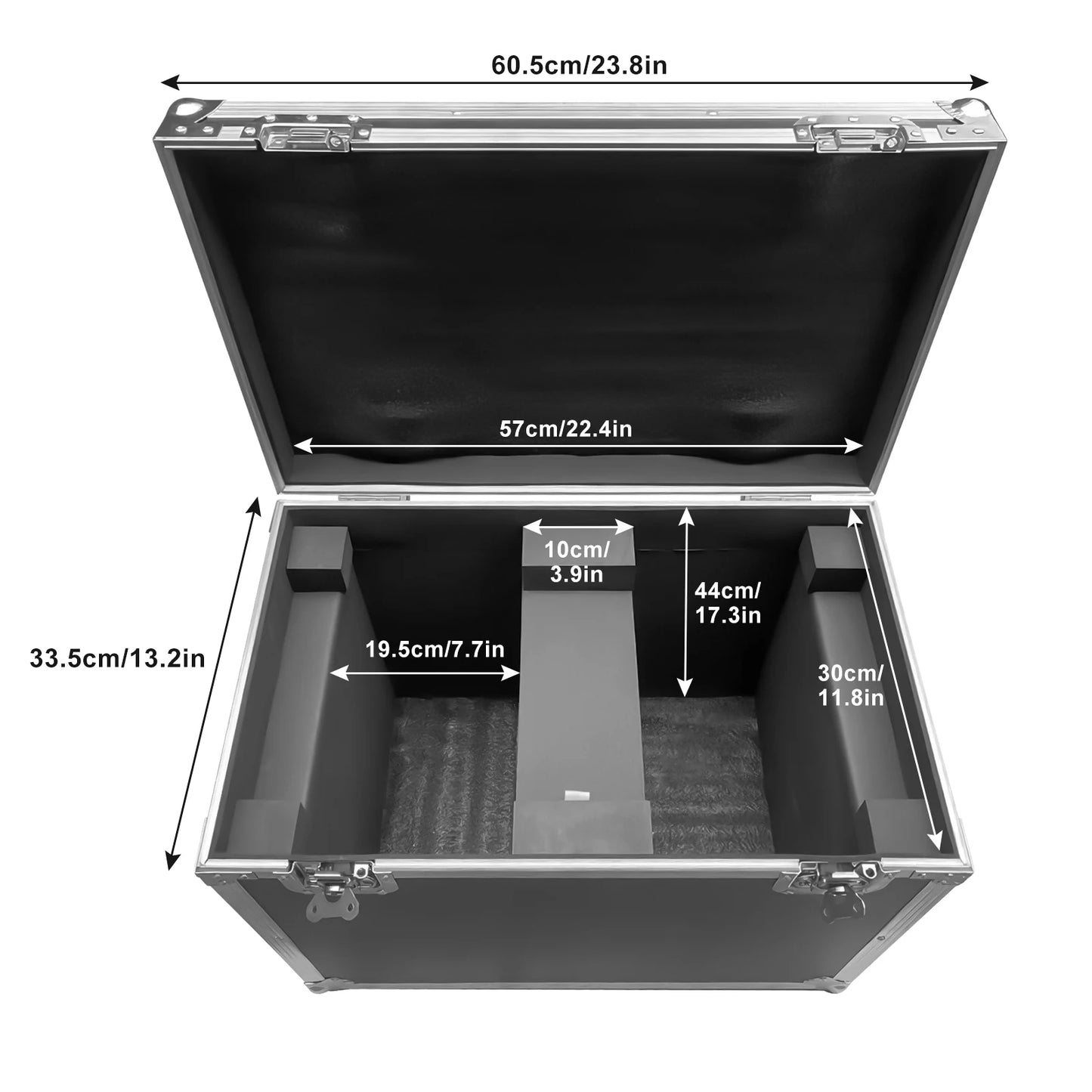Yiflamefly 2Pcs 450W Moving Head Lights With Flightcase Set