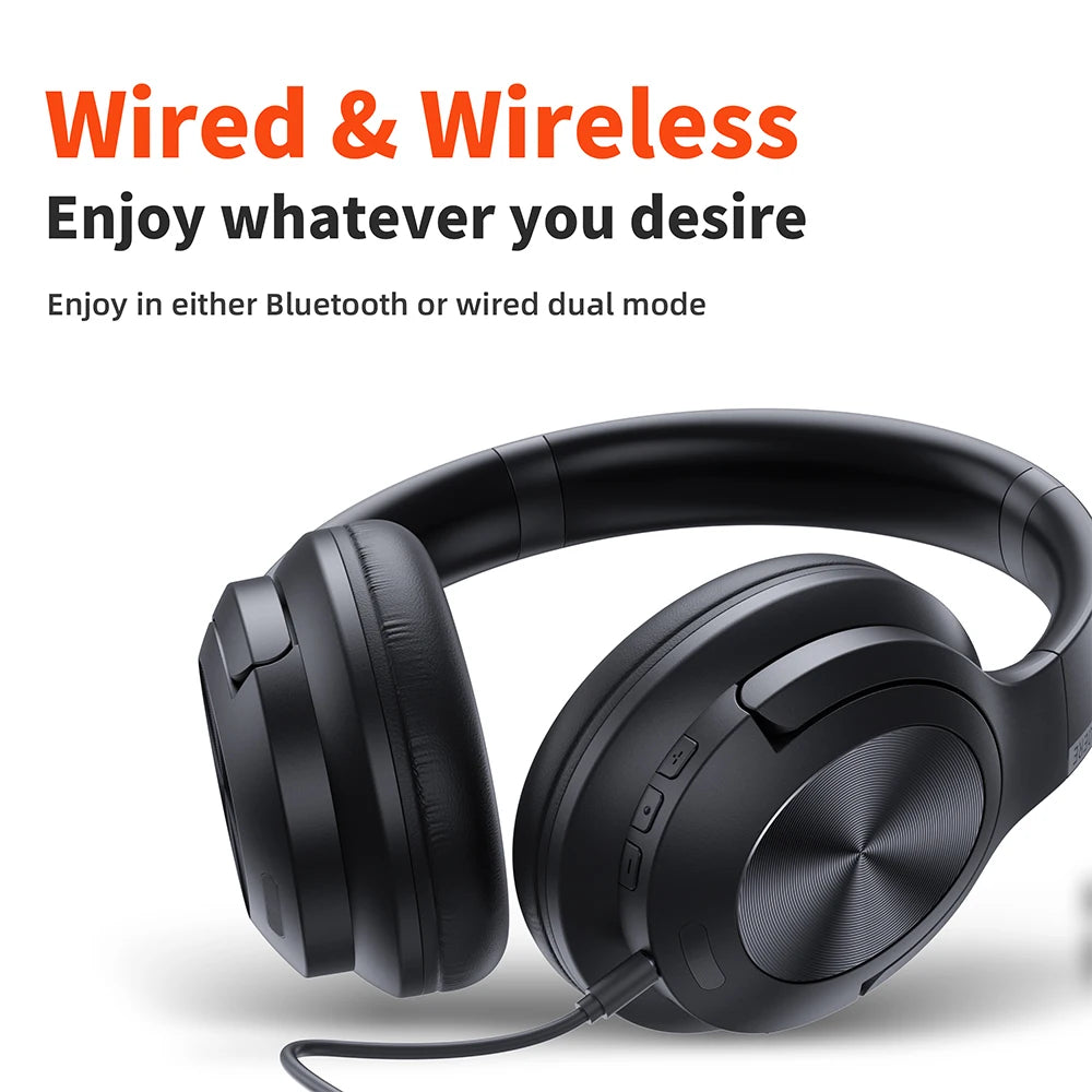 QERE E80 Wireless Headphones with ANC and 70 Hours Battery - Antland Marketplace