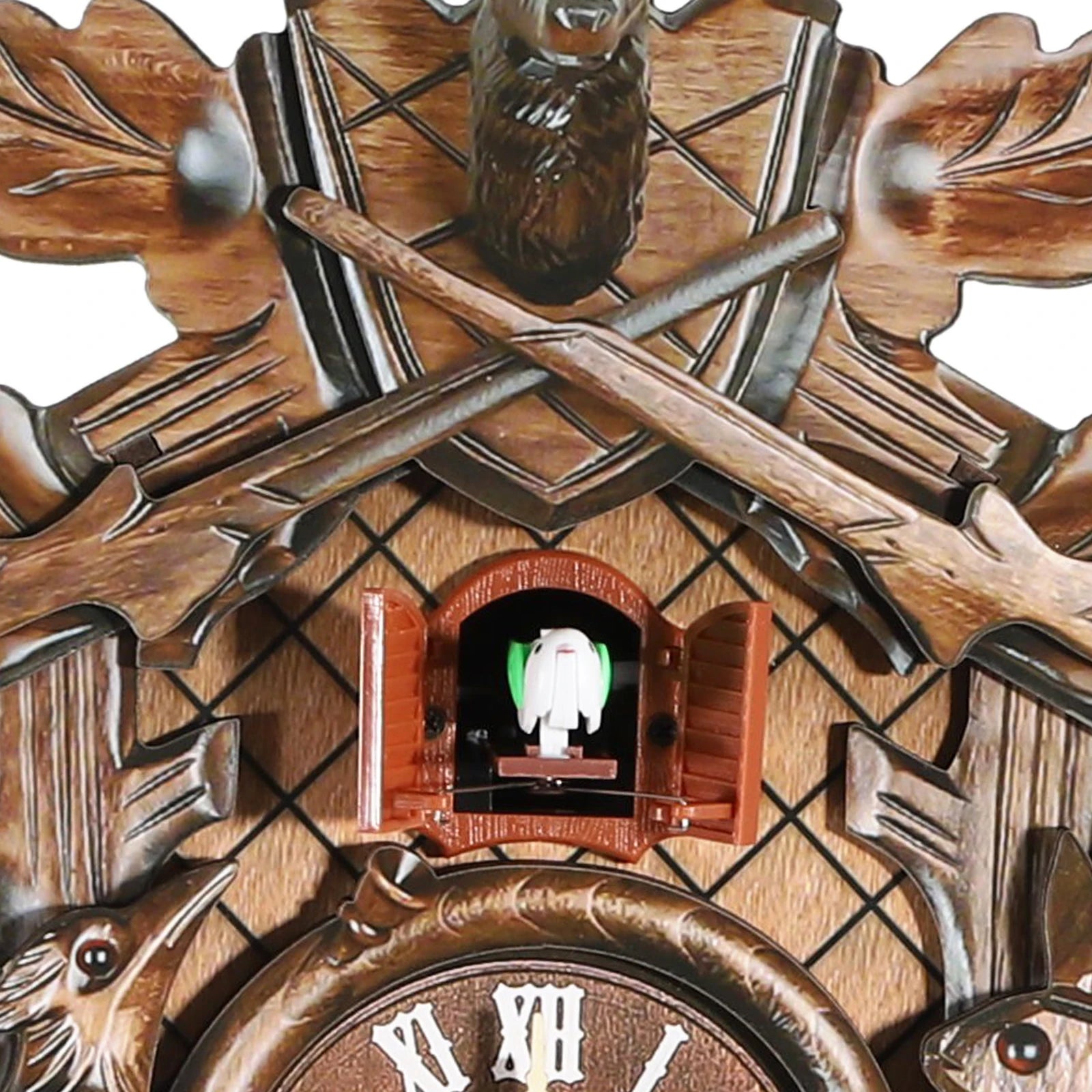 Cuckoo Clock with Forest Design Featuring Deer and Rabbit - Antland Marketplace