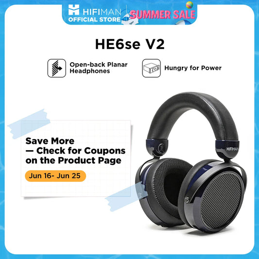 HIFIMAN HE6se Planar Magnetic Audiophile Headphones - Antland Marketplace